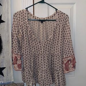 American Eagle Peasant Top